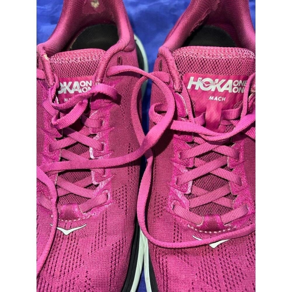 Hoka One‎ One Mach 9.5B Pink Running Sneakers Tennis Shoes